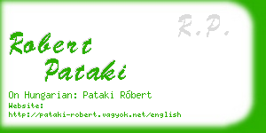 robert pataki business card